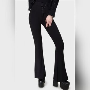 NWT Killstar Slo Burn Ribbed Bell Bottoms Pants